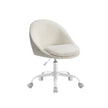 Office Chair – Foam – Dove Grey – Swivel Design with Adjustable Height