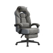 Gaming Chair – Faux Leather – Black and Blue – Ergonomic Design with Footrest and Adjustable Headrest