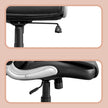 High Back Office Chair – Polyurethane – Black – Flip-Up Armrests
