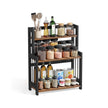 3 Tier Storage Rack – Bamboo – Natural – Multi-Purpose Countertop Organizer for Kitchen, Dining Room, or Office