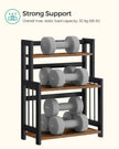 3 Tier Storage Rack – Bamboo – Natural – Multi-Purpose Countertop Organizer for Kitchen, Dining Room, or Office