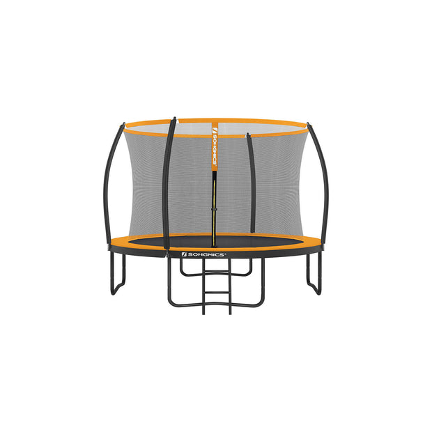 Garden Trampoline – Metal – Round – 10ft with Safety Net and Ladder