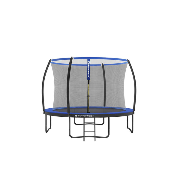Garden Trampoline – Metal – Round – 10ft with Safety Net and Ladder
