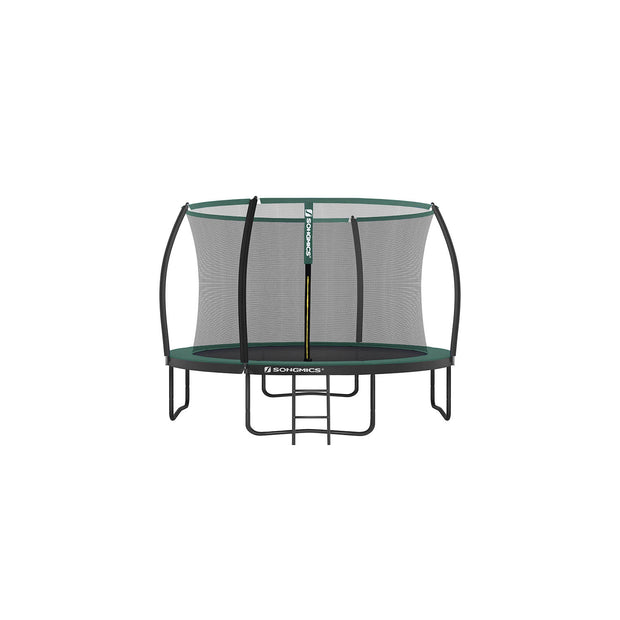 Backyard Trampoline – Steel – Round – Includes Safety Net Enclosure and Ladder