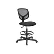 Drafting Stool Chair – Mesh – Black – Ergonomic Design with Adjustable Height Footrest
